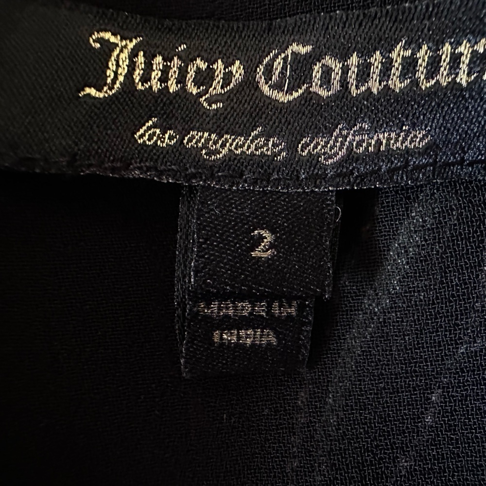 Juicy Couture Floral Embroidered Mini Dress Size 2 - Picture 9 of 10
